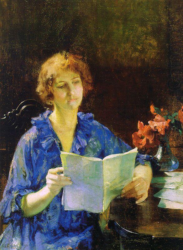 Woman Reading, Jones, Francis Coates